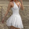 1623649227795 Summer Hot Style Sexy V-neck Halter Halter Dress
