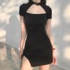 1805986705172 Hollow Halter Dress