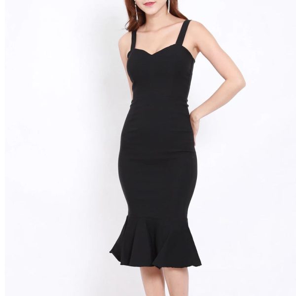 6489547038887 Sexy suspender dress